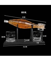 copy of Whisky Set Karaffe + 4 Gläser als Geschenk Diamond - 5