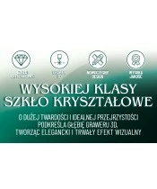 Kryształowe szkło klasy premium