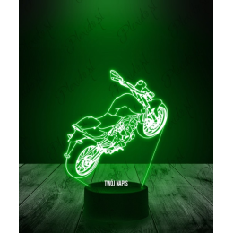 Lampki LED 3D z motywem Aprilia – włoski styl i sportowe emocje