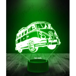 Lampki LED 3D z motywem Volkswagen – ponadczasowy styl i niezawodność w świetlnej oprawie