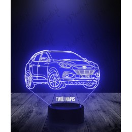 Lampki LED 3D z motywem Hyundai – nowoczesność i innowacja w świetlnej formie