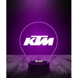 Lampki LED 3D z motywem KTM – czysta adrenalina i terenowa dominacja