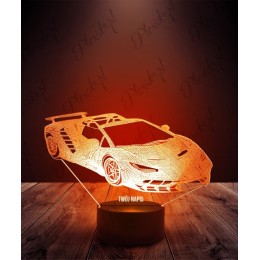 Lampki LED 3D z motywem Lamborghini – włoska perfekcja i supersamochodowe emocje