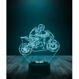 Lampki LED 3D z motocyklami – pasja do dwóch kółek w świetlnej oprawie