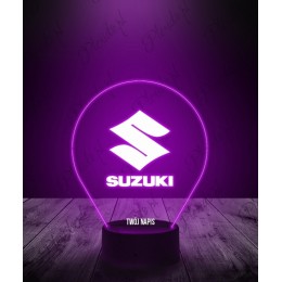 Lampki LED 3D z motywem Suzuki – technologia i moc na wyciągnięcie ręki