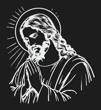 Modlący się Jezus