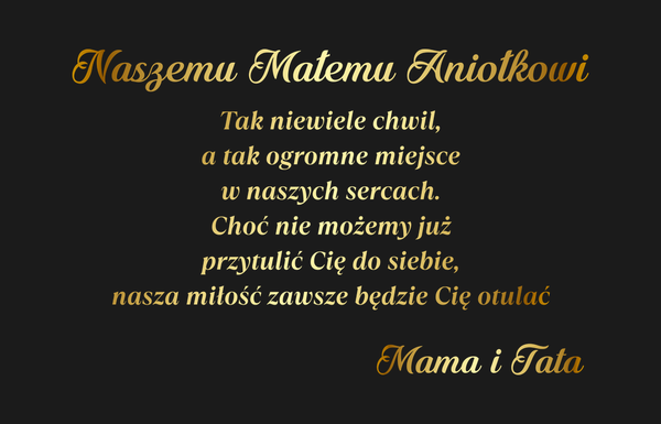 Od Kogo Dla Kogo Tak niewiele chwil, a tak ogromne…