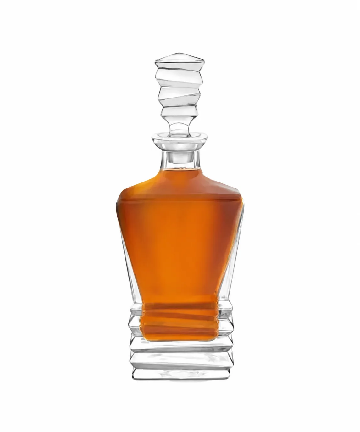 Podgląd produktu Whiskykaraffe mit Gravur als Geschenk Plexido Geometric